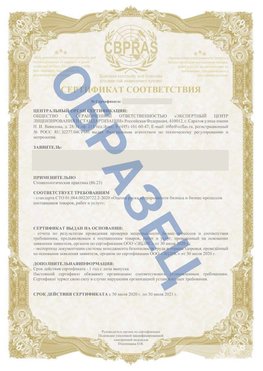 Образец Сертификат СТО 01.064.00220722.2-2020 Ухта Сертификат СТО 01.064.00220722.2-2020 
